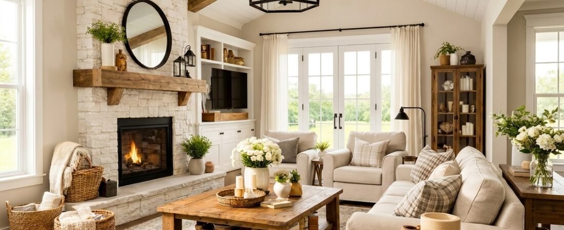 10 Modern Farmhouse Living Room Ideas